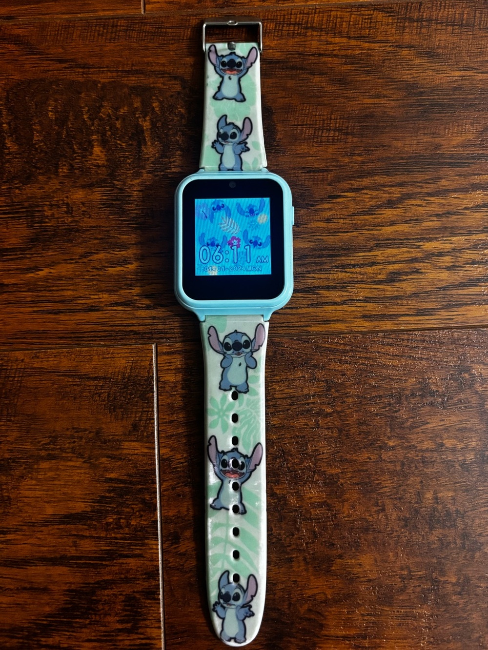 Disney Stitch Kids Smartwatch Light Up Interactive Touchscreen Watch with Games